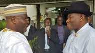Go and beg Obasanjo if you want to win - Jonathan reportedly sends message to Atiku