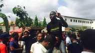 UPDATE: UNILAG Students Protest Death Of Colleague, Shut Down School (Photo)