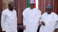 Buhari meets Ekiti APC governorship candidate (photos)