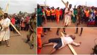 He's an anti-Christ: After doing this to liberate people from devil in 2017, Nigerians tear Catholic priest apart