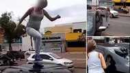 PHOTOS, VIDEO: Pregnant Wife Destroys Cheating Husband's Car With Her Bare Hands