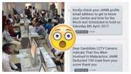 JAMB allegedly deducts 100 marks after CCTV camera caught candidate doing this in exam hall (photo)