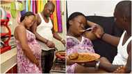 Nigerian man educates men on how to treat their pregnant wives with beautiful photos