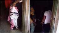 Married lecturer lures female student to a hotel, see what police officers did to him (video)