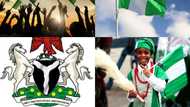 Who are the composers of beautiful old Nigerian national anthem?