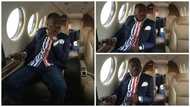 See what Apostle Suleman was spotted doing in a private jet (photos)