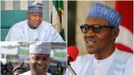 Impeachment threat: SGF’s daughter’s wedding unites Buhari, Saraki, Dogara