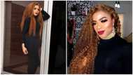 Bobrisky surprises Instagram followers, shares new photos of him rocking a bodycon gown