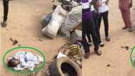 Heartbreaking! See where a woman abandoned her own child in Lagos (photo)