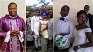 Man who was a Catholic priest for 11 years ties the knot with his partner in Akwa Ibom state (photos)