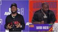 Davido sends out condolence message to Dbanj as he gives acceptance speech at 2018 BET Awards