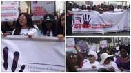 See what Ooni of Ife’s wife was spotted doing with Nollywood stars on the street of Lagos (photos)