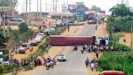 JUST IN: Another Truck Skids On Ikorodu-Shagamu Expressway