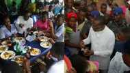 Anambra guber: Senator Andy Uba feeds thousands ahead of governorship poll (photos)