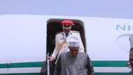 Breaking: President Buhari returns to Nigeria after AU summit (photos)