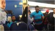 Nigerians flying from Amsterdam to Lagos stop the deportation of a Nigerian in cuffs (photos, videos)