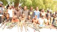 Police arrest 13 militia/kidnap gang terrorizing Minna-Bida-Birnin Gwari-Funtua highways (photos)