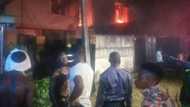 Gloom as midnight fire destroys 3 buildings at Gowon estate, residents reveal how incident happened (photo)