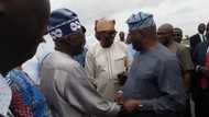Bayan barin APC Atiku ya hade da Tinubu a filin jirgin sama na Akure (hotuna)