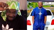 Don Jazzy thanks Tiwa Savage as he rocks N41k Super Eagles jersey as head wrap