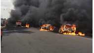 LASEMA finally announces real cause of Otedola Bridge fire, casualty figures