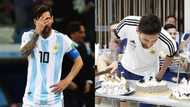 Messi gets birthday cakes from Argentina players ahead of match with Super Eagles