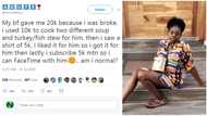Check out how many things lady did with the N20,000 her boyfriend gave her when she was broke (photo)