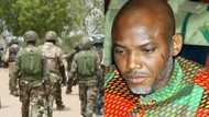 Buhari, Buratai sued as tension escalates over Nnamdi Kanu in Abia state