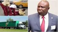 Ambode stuck in traffic as 7UP, LASTMA officials clash, 2 people injured