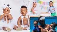 Paul Okoye releases gorgeous photos of his twin babies as they celebrate their first birthday