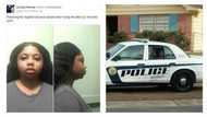 Facebook user uploads a mugshot of herself as she look forward to committing a crime (photos)
