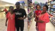 Nigerian mother flown to US by son shed tears of joy as she showers him prayers