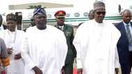 Video of President Buhari as he arrives Lagos on a 2-day visit