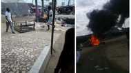 BREAKING: IPOB allegedly clash with soldiers in Rivers, properties burnt (photos/video)