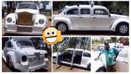 Nigerian man reworks a Volkswagen Beetle into this sleek posh ride (photos)