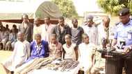 Police parade criminal gangs terrorising Abuja-Suleja-Bida-Minna highways (photos)