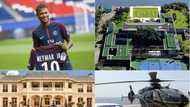 How many houses and cars does successful footballer Neymar have?