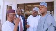 Me yayi zafi: Saraki da Oyegun basu halarci taron karramawa ga Tinubu ba