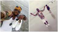 Check out what social media users did to choirmaster who was spotted with his female friend at the beach in Akwa Ibom (photos)