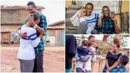 True love! Nigerian man proposes to his girlfriend at the same spot he met her 5 years ago (photos)