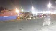 See photos of the ghost this man allegedly saw in front of a filling station at night
