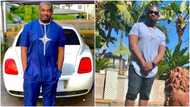Don Baba J! Don Jazzy shows off his N25m Bentley automobile in latest photo