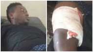 Heartless! See the terrible thing a vigilante officer did to man after greeting him (photo)