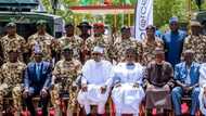 Photos as President Buhari attends 2018 Army Day in Borno