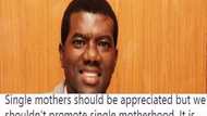 'Single motherhood is not God's choice, it is your choice' - Reno Omokri