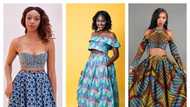 Add these Ankara crop tops and skirts to your wardrobe