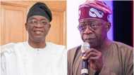 "It is the victory of light over darkness" - Bola Tinubu rejoices with Oyetola over tribunal victory