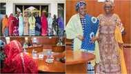 Labari cikin hotuna: shuwagabannin Jam’iyyar matan Arewa sun ziyarci Aisha Buhari a Villa