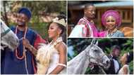Couple goals! More glamorous photos of BBNaija pair Ifuennada and Leo from wedding-inspired photos