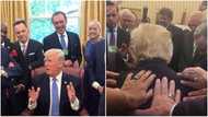 Pastors lay hands on Donald Trump, pray for him (photos)